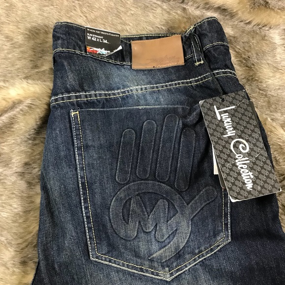 MISKEEN SLIM STRAIGHT FIT JEANS MEN URBAN NWT - Picture 2 of 8